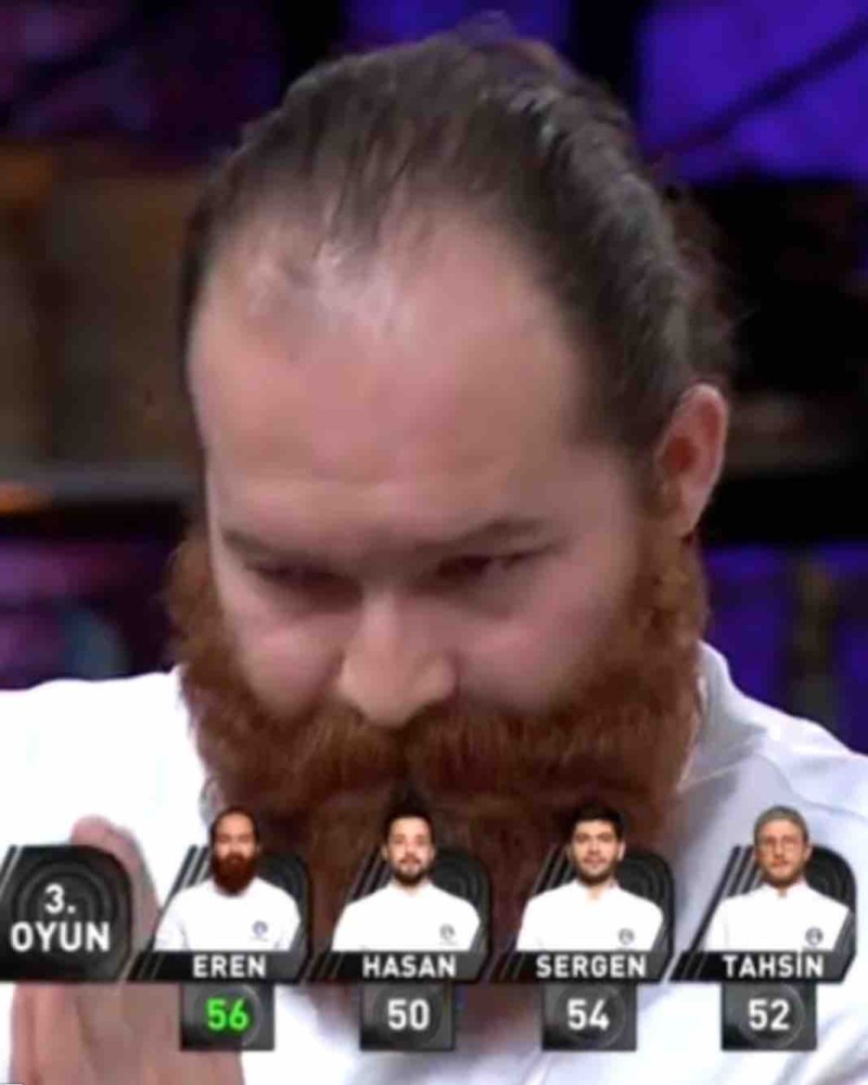 masterchef eren ilk uce giren ilk isim oldu